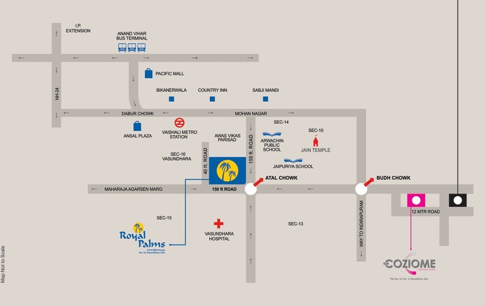 Sarvottam KSN Square Location Image