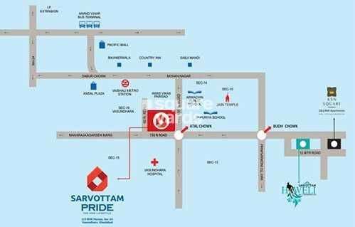 sarvottam pride project location image1