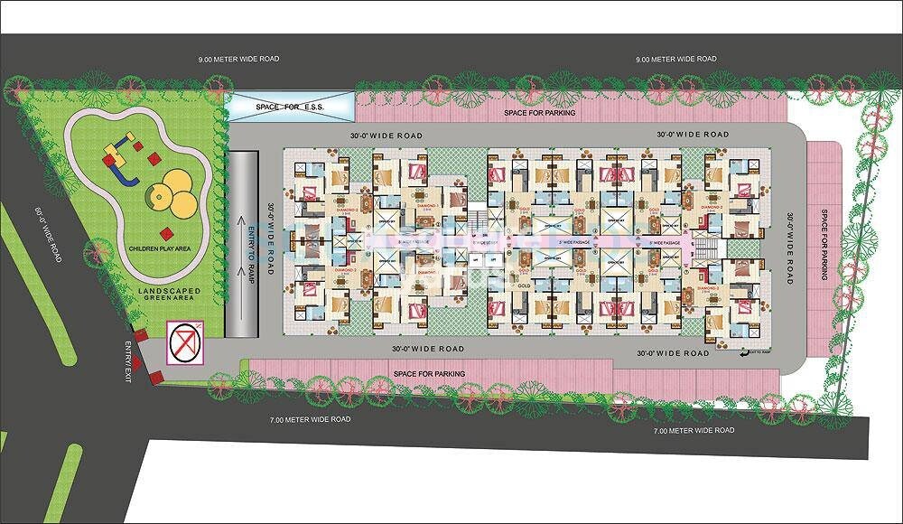 Saya Desire Residency Master Plan Image