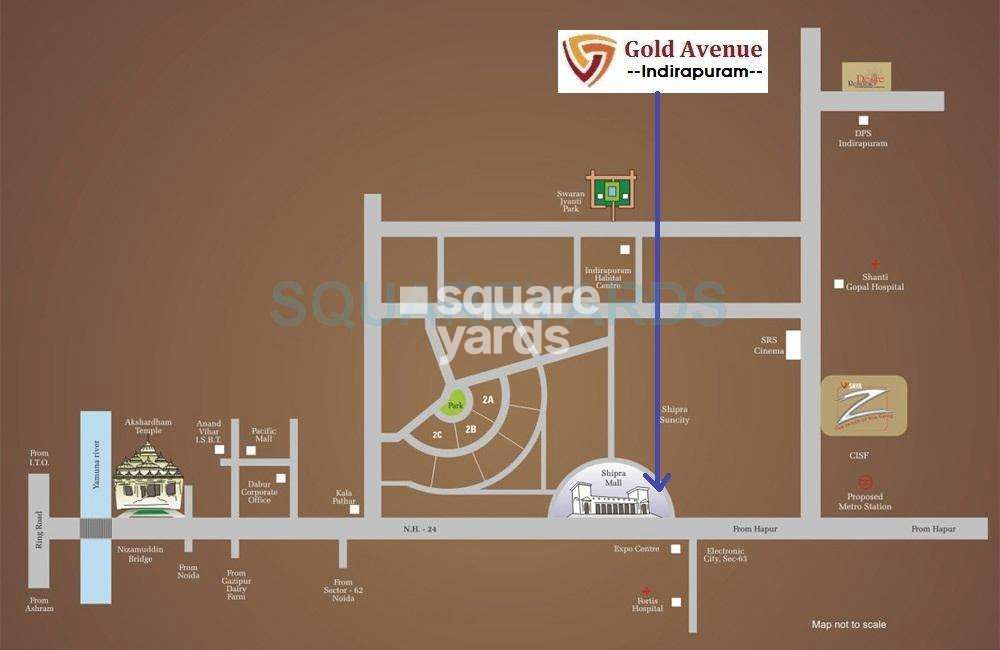 saya gold avenue location image1