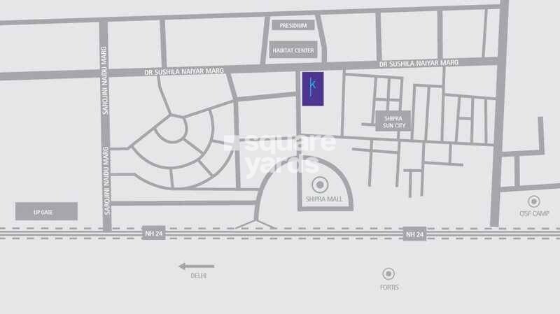 Shipra Suncity Location Image