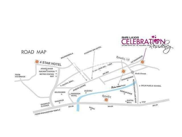 Shri Laxmi Celebration Residency Location Image