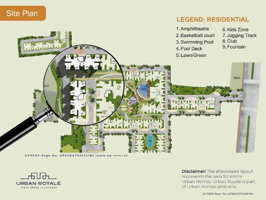 Shubh Homes Urban Royale Master Plan Image