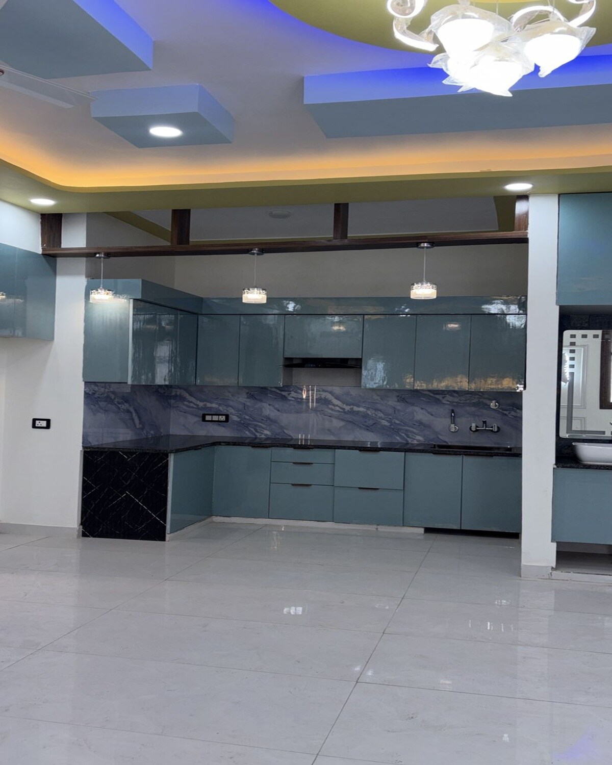SR Dwarka City Apartment Interiors 7