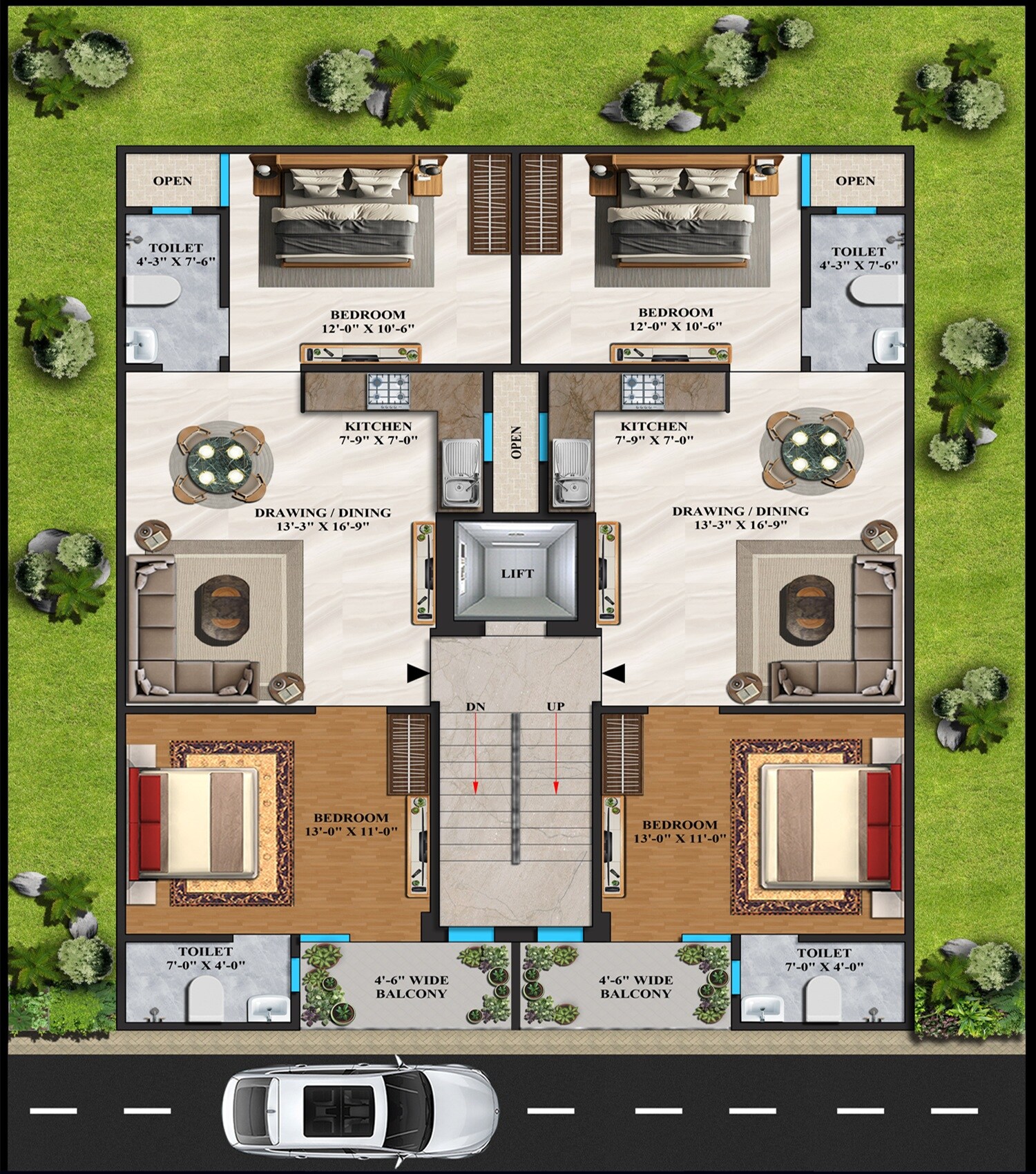 SR Dwarka City Floor Plans