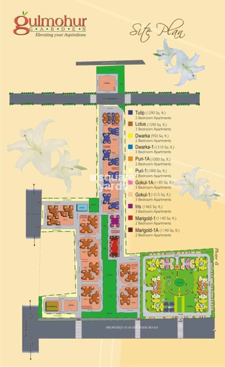 SVP Gulmohur Garden Master Plan Image
