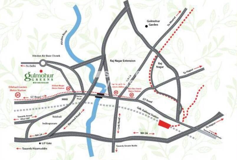 SVP Gulmohur Greens Location Image