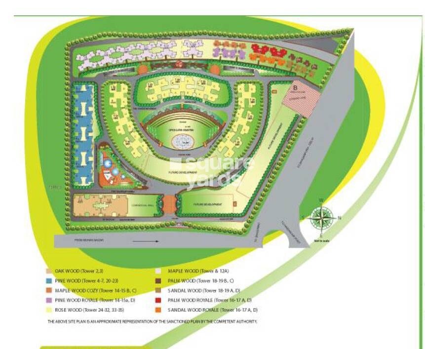 SVP Gulmohur Greens Master Plan Image