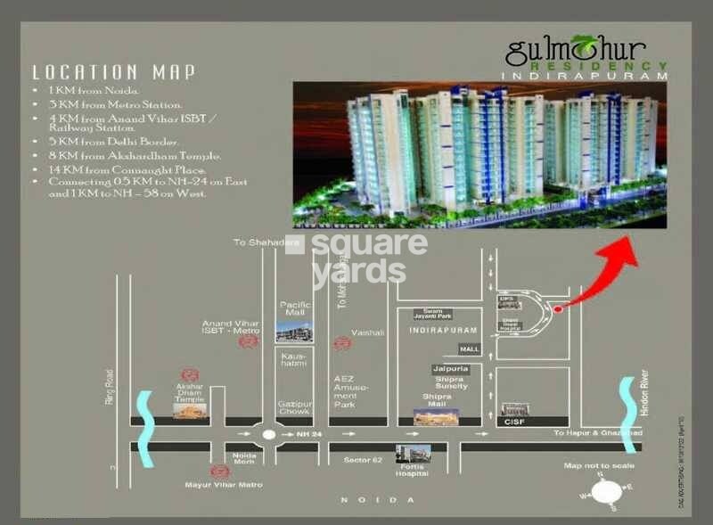 SVP Gulmohur Residency Location Image
