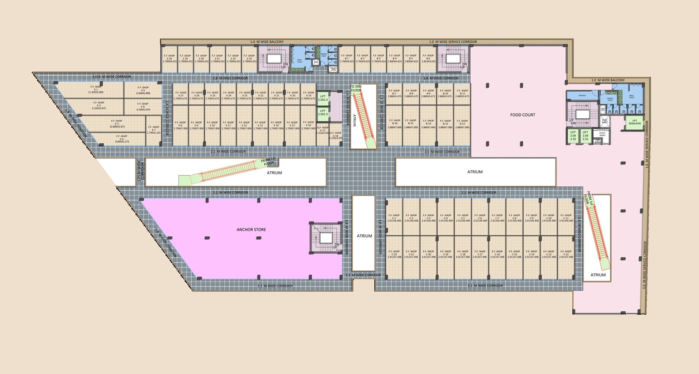 TRG The Mall Floor Plans 1