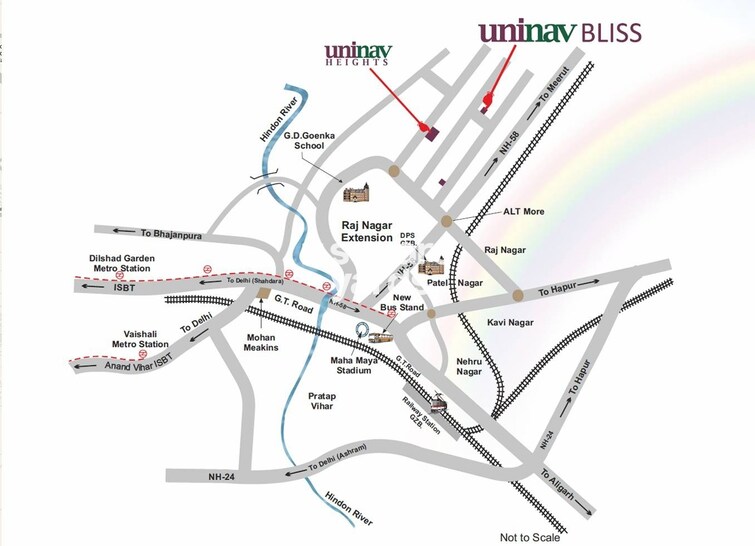 Uninav Bliss Location Image