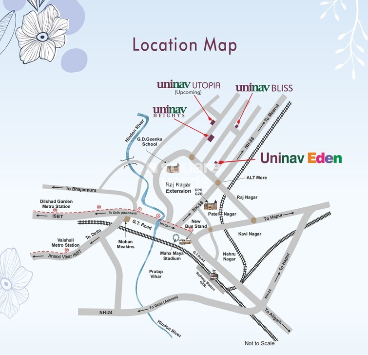 Uninav Eden Location Image