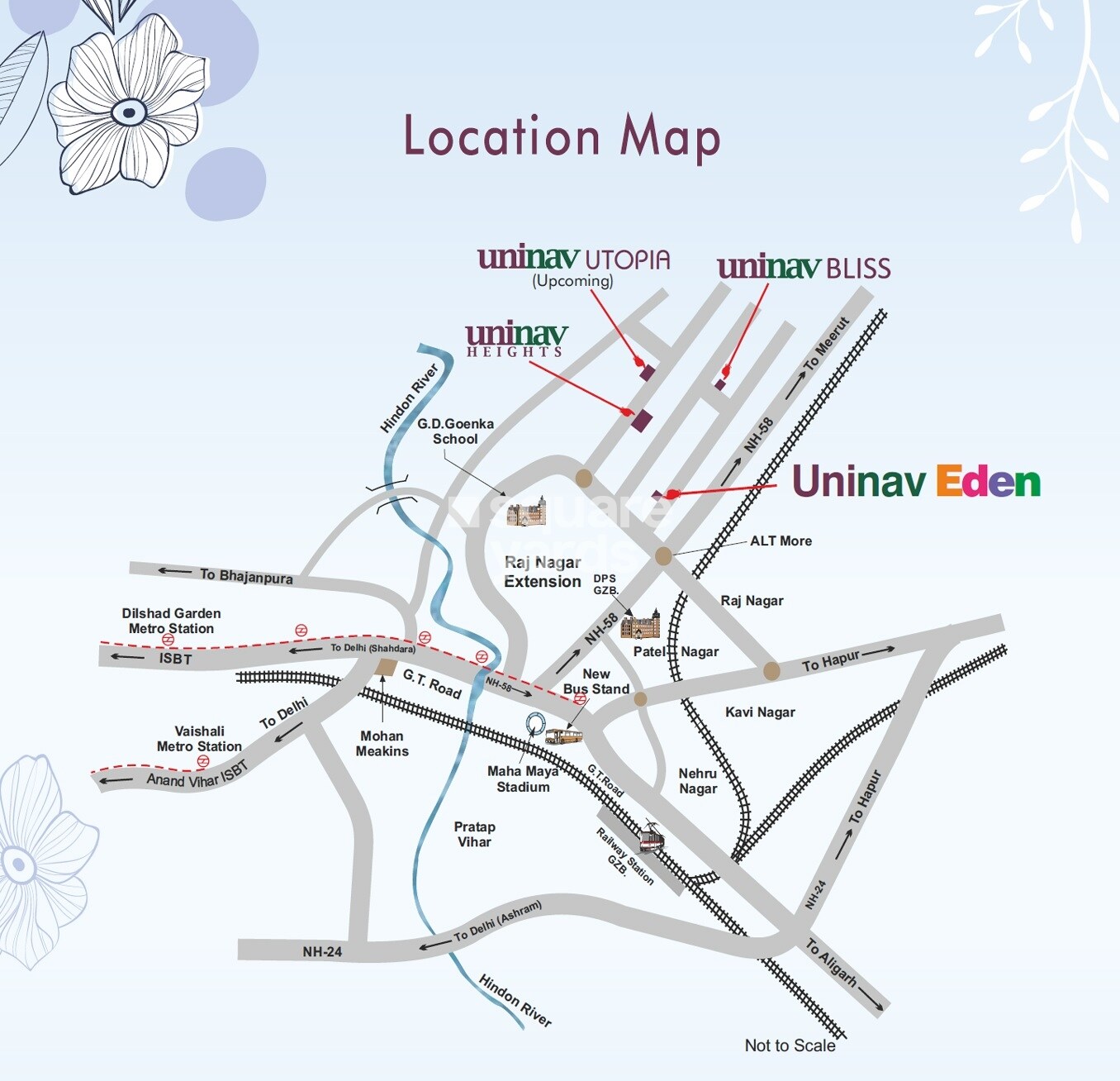 Uninav Eden Location Image