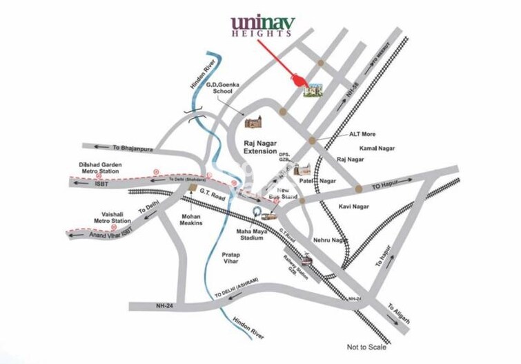 Uninav Heights Phase II Location Image