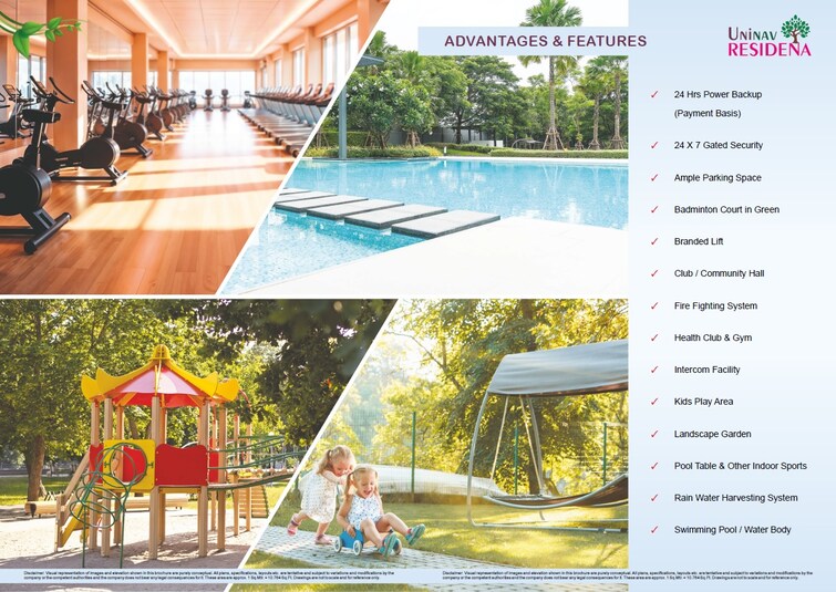 Uninav Residena Amenities-Features