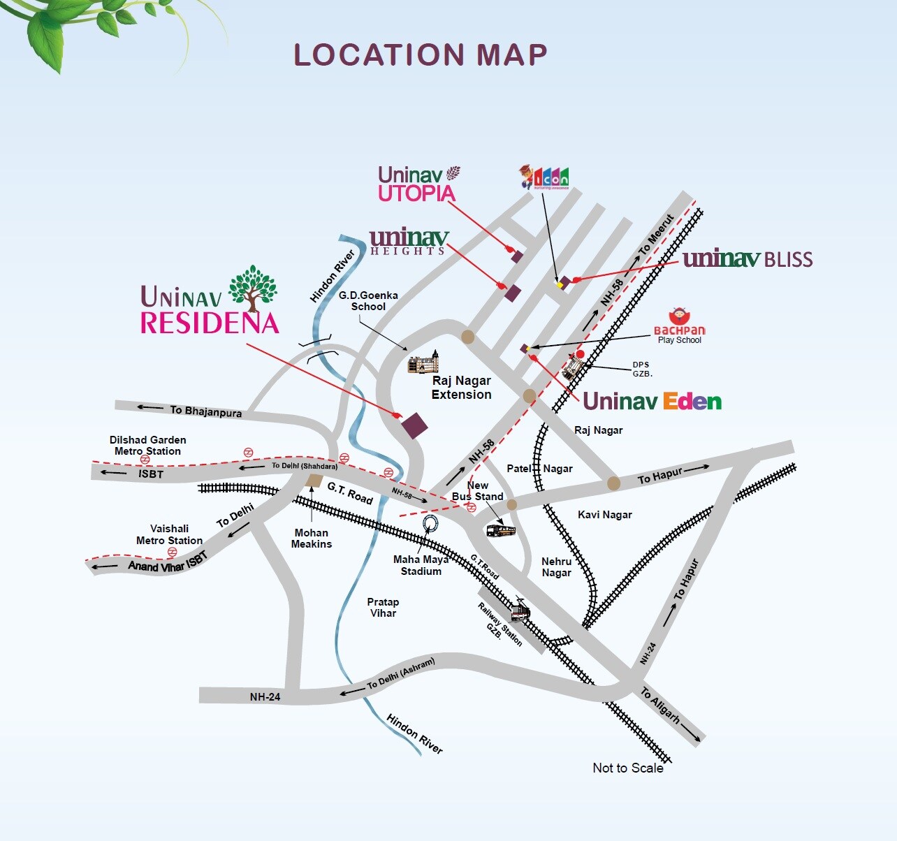 Uninav Residena Location Image