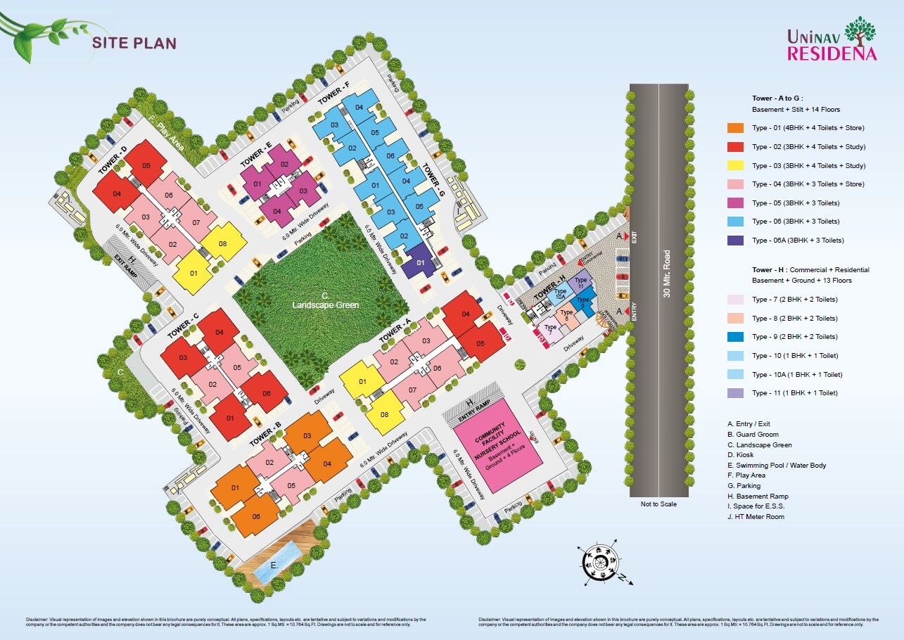 Uninav Residena Master Plan Image