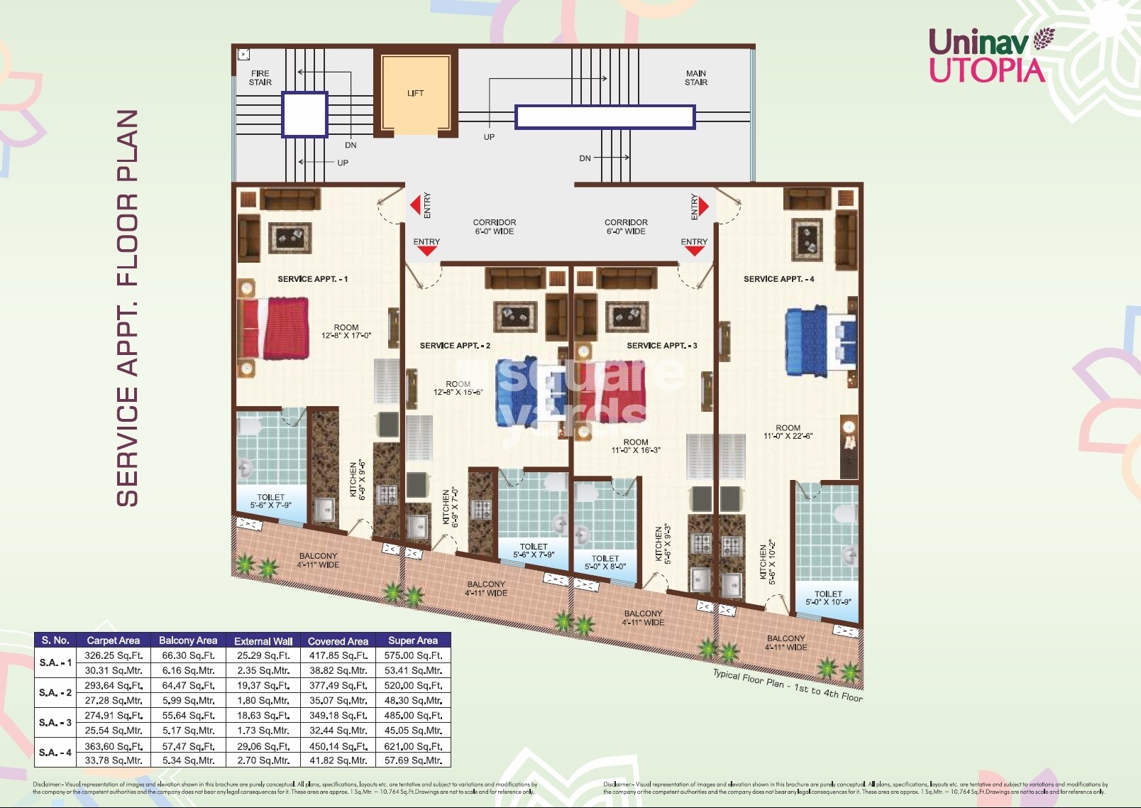Uninav Utopia Floor Plans 3