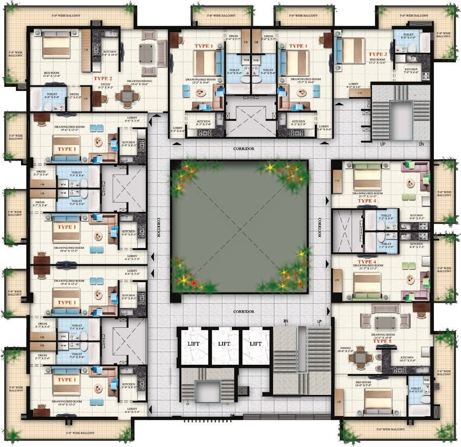VVIP Suites Floor Plans 2