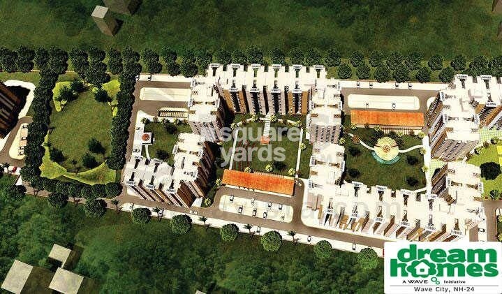Wave-Dream-Homes_a large building with many different types of buildings