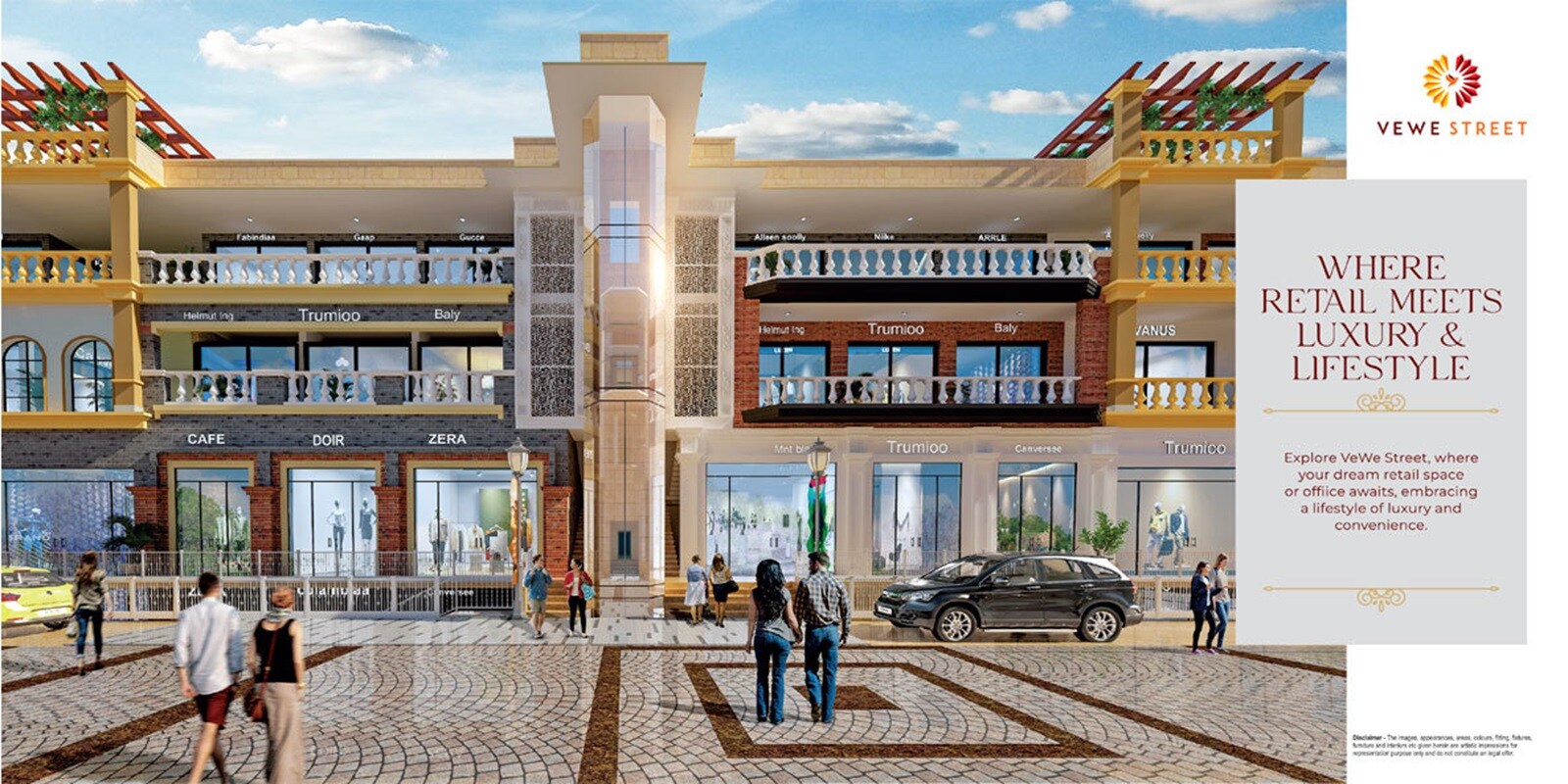 Welcome Vertex Vewe Street residential project in Ahinsa Khand 1