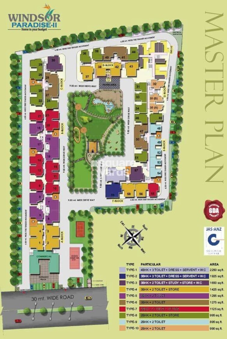 Windsor Paradise 2 Master Plan Image