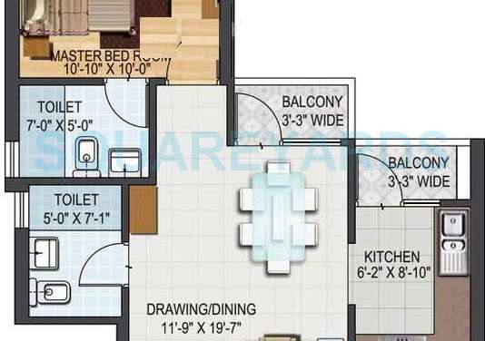 aditya city apartments apartment 1bhk 783sqft1