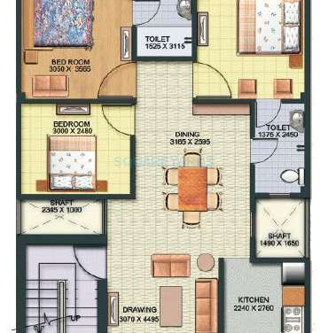aditya gracious floors apartment 3bhk 1506sqft1