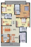 Aditya Gracious Floors 3 BHK Layout