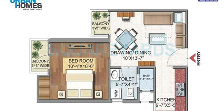 aditya urban homes apartment 1bhk 585sqft1