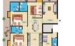 AMR Krishna Apartment 3 BHK Layout