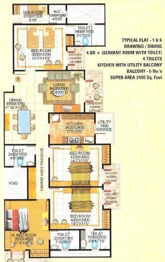  4 BHK Apartment at Amrapali Royal, Vaibhav Khand – for Sale