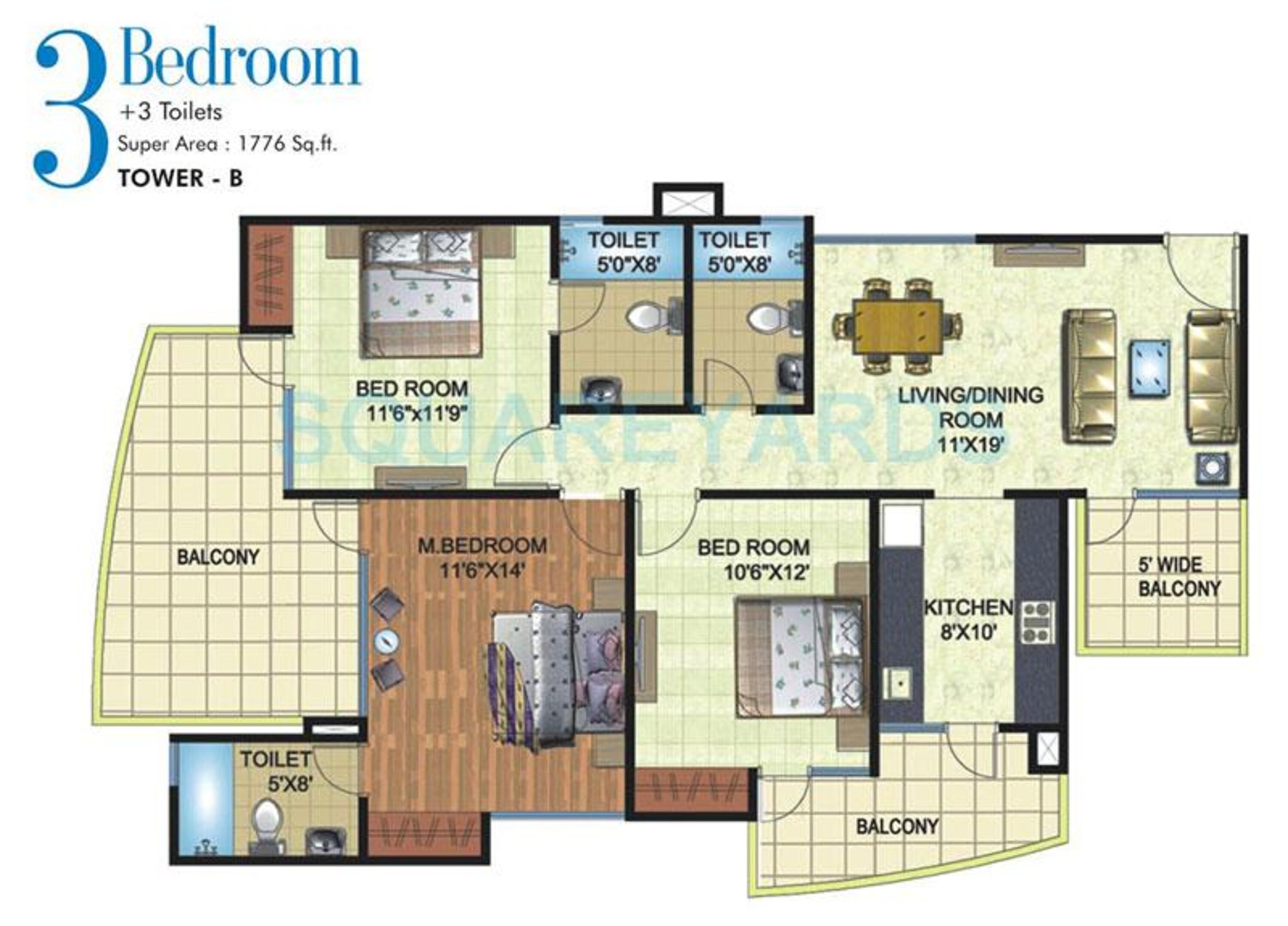 angel mercury apartment 3bhk 1776sqft 1