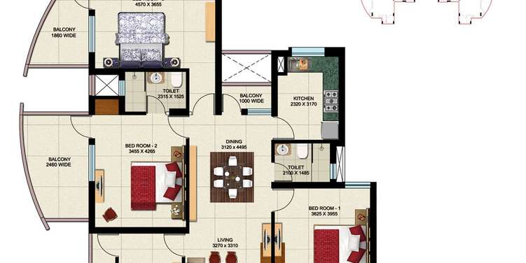 ansal housing elegance apartment 2 bhk 1875sqft 20225714135732