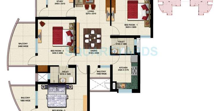 ansal housing elegance apartment 3bhk 1898sqft1