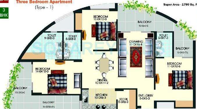 apex acacia valley apartment 3bhk 1800sqft 1