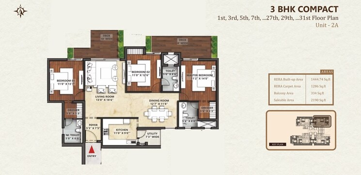 Other, apex-the-rio 3 Bedroom 1286 Sq.Ft. Apartment In Niti Khand Iii Ghaziabad 9060985