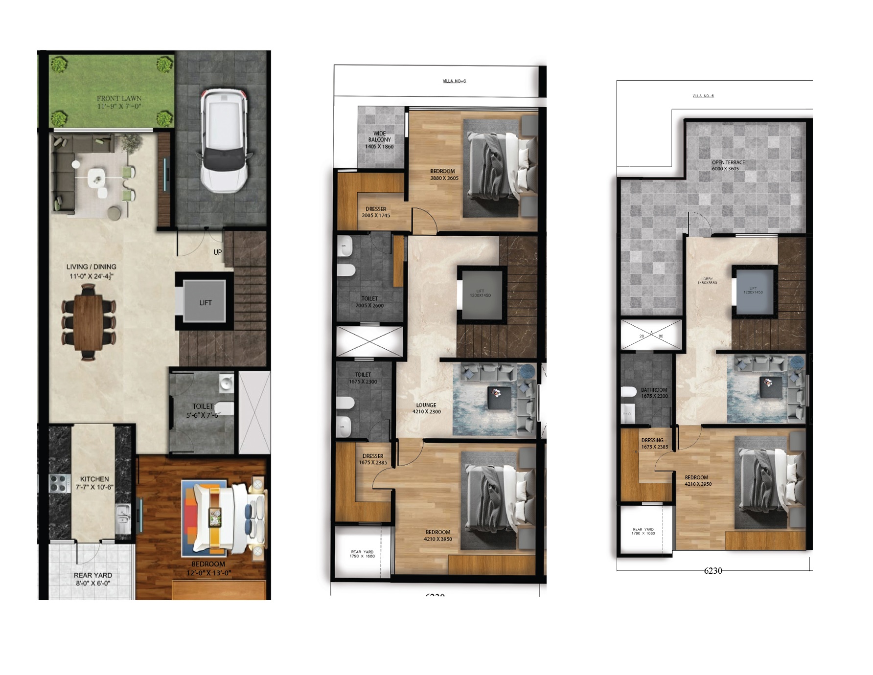 4 BHK 3500 Sq. Ft. Villa in Ascent Laxmi Villas