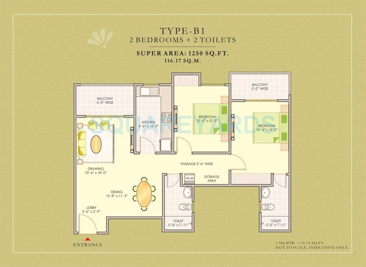 Other, ashiana-housing-greens-apartment 2 Bedroom 833 Sq.Ft. Apartment In Ashiana Greens Ghaziabad 9288945