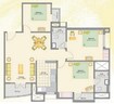 Ashiana Palm Court 3 BHK Layout