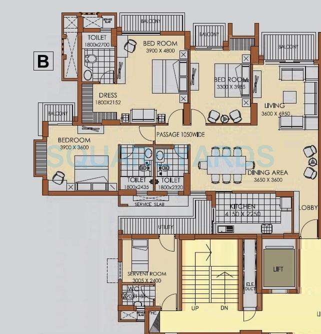 ats advantage phase ii apartment 3bhk 2140sqft 1