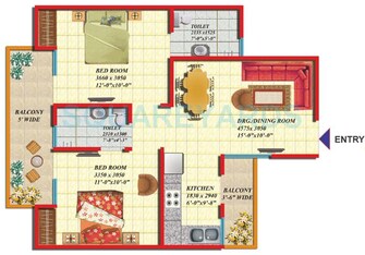 2 BHK Apartment For Resale in Gaurs Green Vista Nyay Khand Ghaziabad  7528383