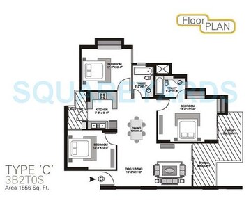  3 BHK Apartment at Gulshan Gc Grand, Ahinsa Khand ii – for Sale