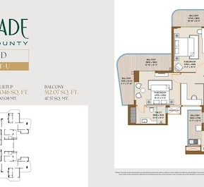 3 BHK 2358 Sq. Ft. Apartment in Jade County