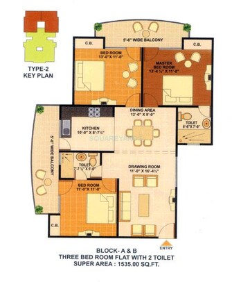 3 BHK Apartment For Rent in Jkg Amba G Residency Ahinsa Khand ii Ghaziabad  7586024