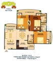 JKG Amba G Residency 3 BHK Layout