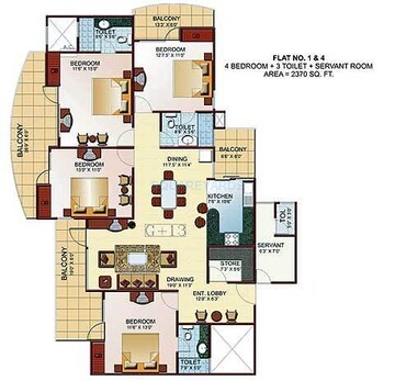  4 BHK Apartment at JM Royal Park, Vaishali Sector 9 – for Sale