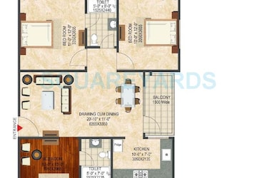 3 BHK Apartment at LandCraft River Heights, Raj Nagar Extension – for Rent