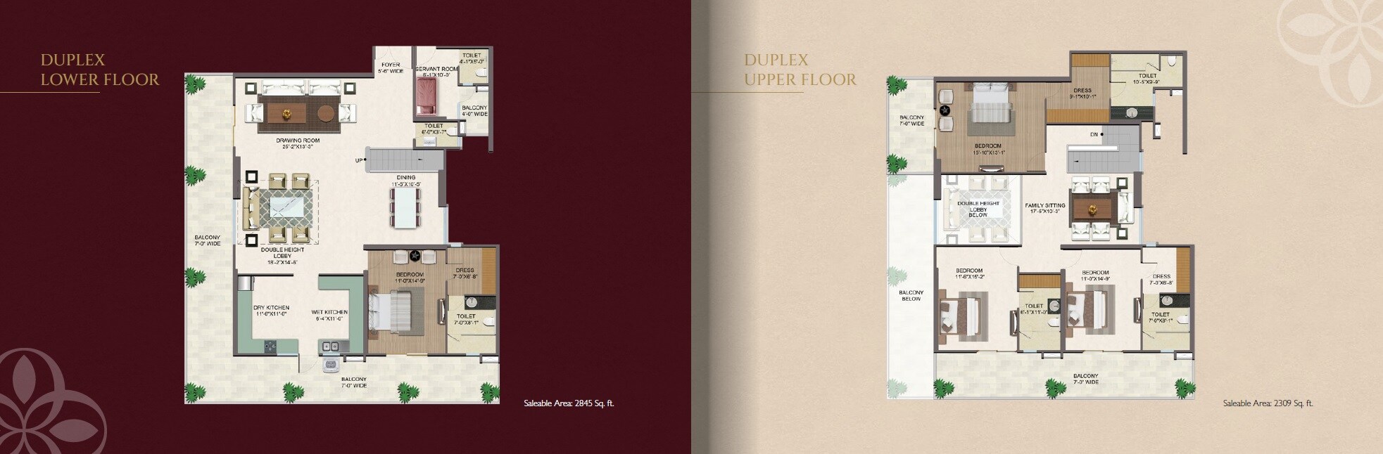 Floor plan of 4 BHK 5154 Sq. Ft. Apartment in Migsun Atharva, Ghaziabad