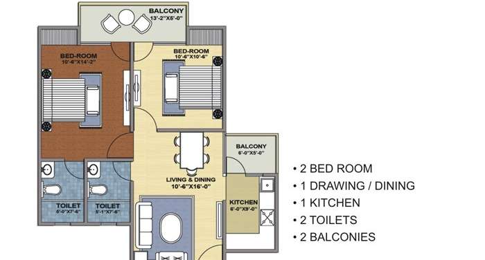 mittal rajnagar residency apartment 2 bhk 1055sqft 20215211155246